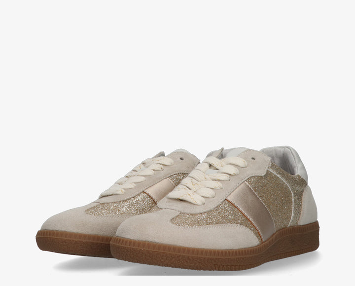 Bay sneaker 402 bézs/arany