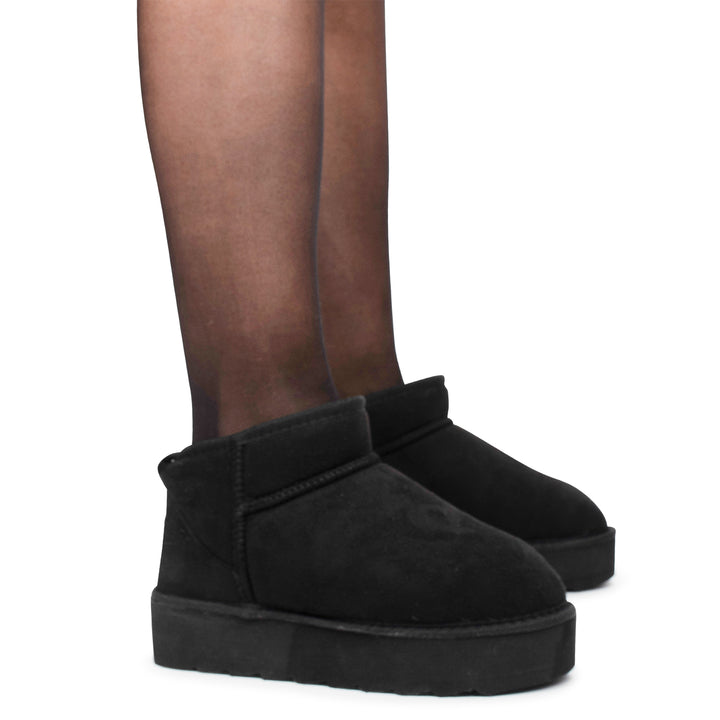 Ella alacsony bokacsizma fekete