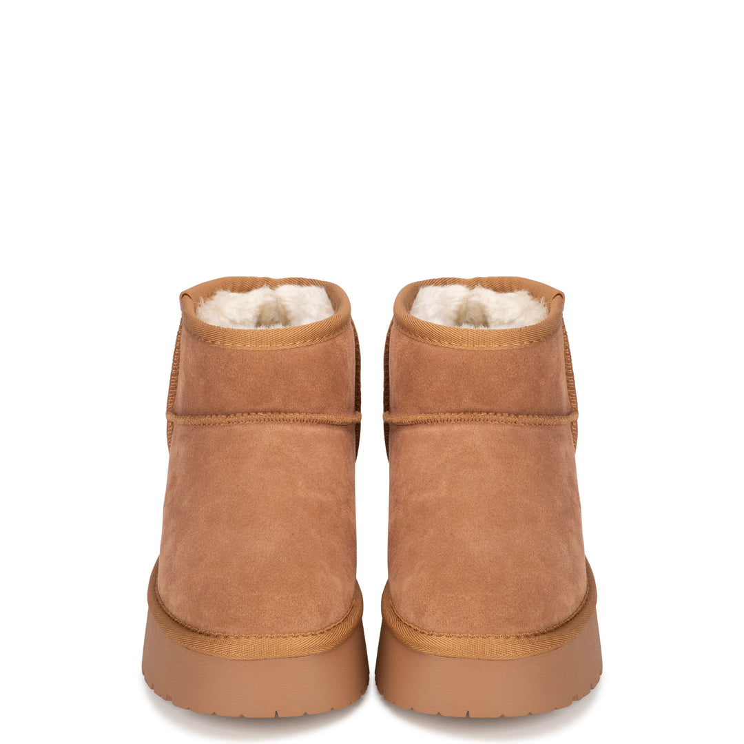 Lien alacsony szárú csizma, konyak