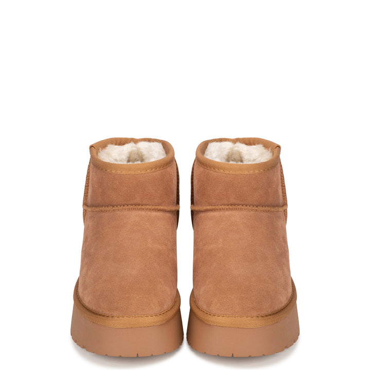 Lien alacsony szárú csizma, konyak