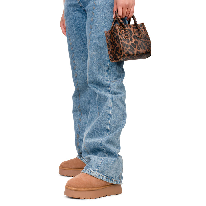 Lien alacsony szárú csizma, konyak