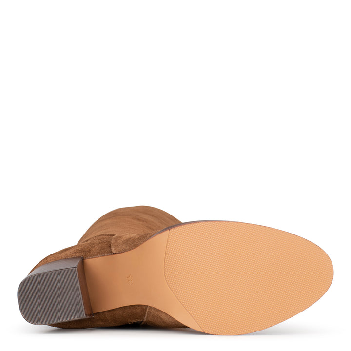 Fleur magas szárú barna csizma