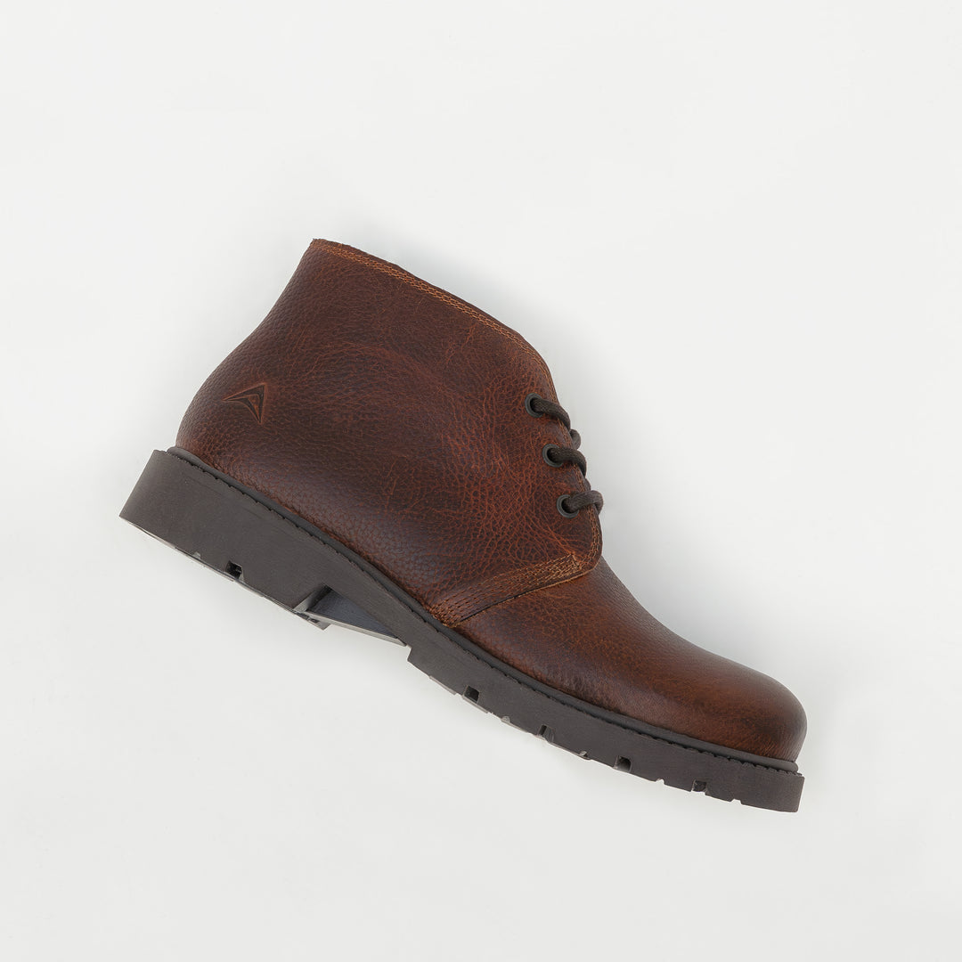 TUNDRA CHUKKA Chesnut bőr sneaker
