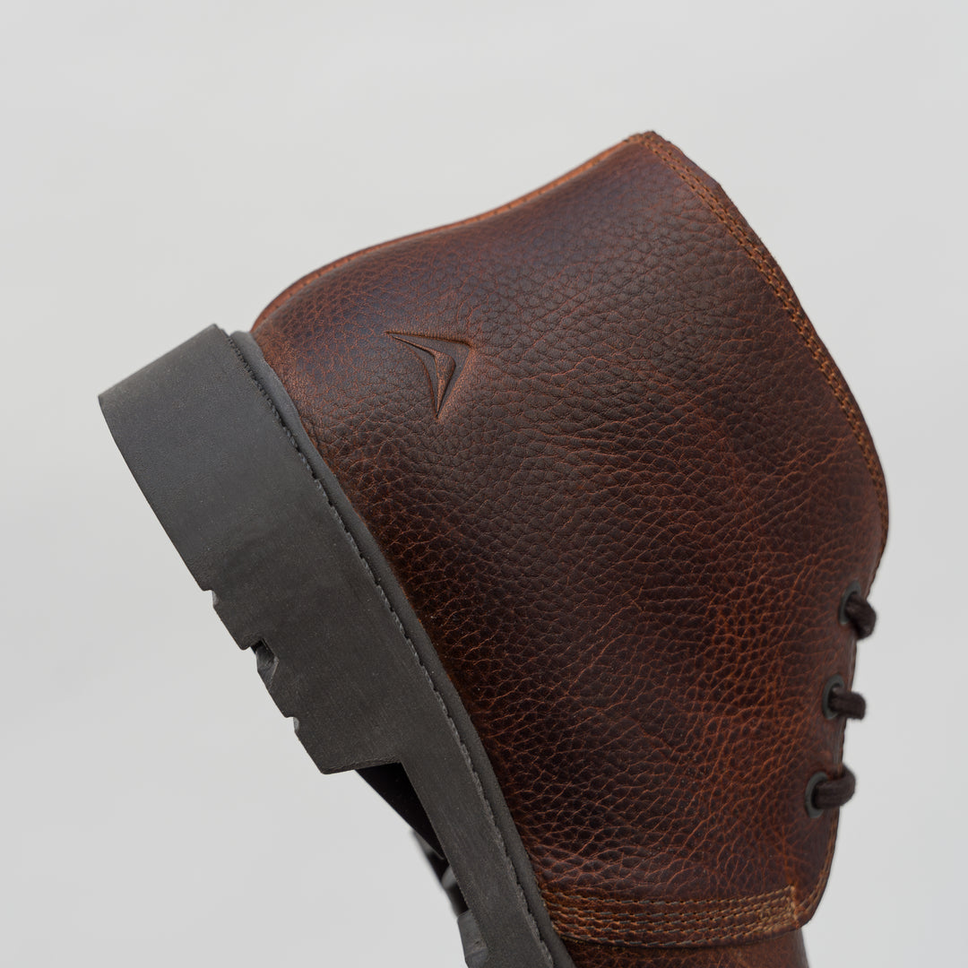 TUNDRA CHUKKA Chesnut bőr sneaker