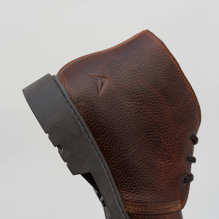 TUNDRA CHUKKA Chesnut bőr sneaker