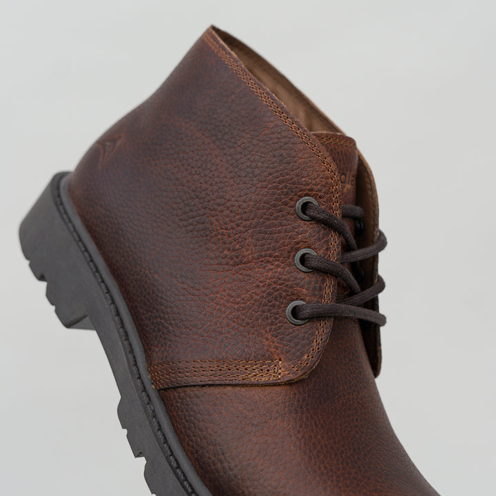 TUNDRA CHUKKA Chesnut bőr sneaker