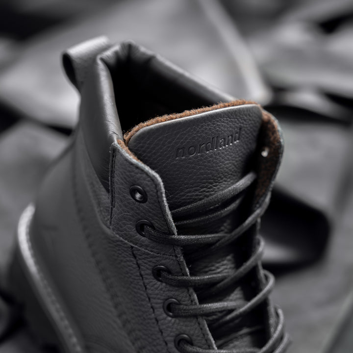 NEW THUNDER BOOT szürke bőr csizma