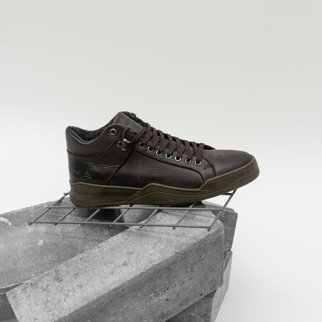 ALLIN ALPINA MID Dk barna bőr sneaker