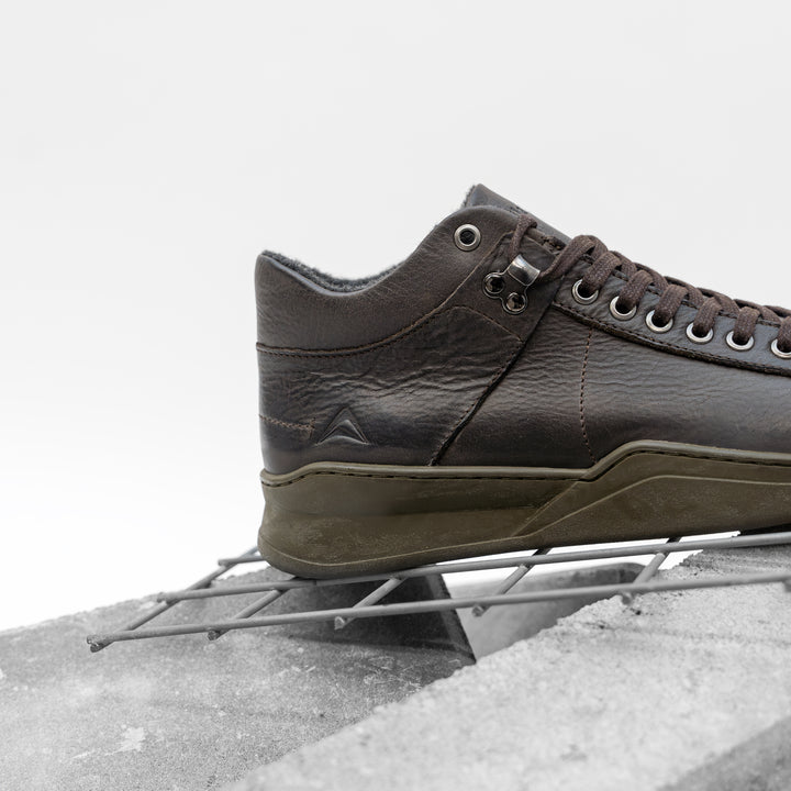 ALLIN ALPINA MID Dk barna bőr sneaker