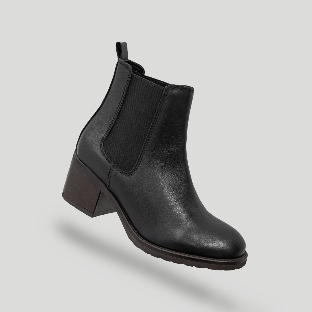 ANNIE CHELSEA Fekete bőr