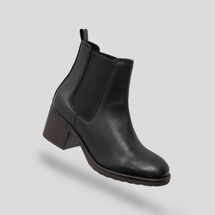 ANNIE CHELSEA Fekete bőr