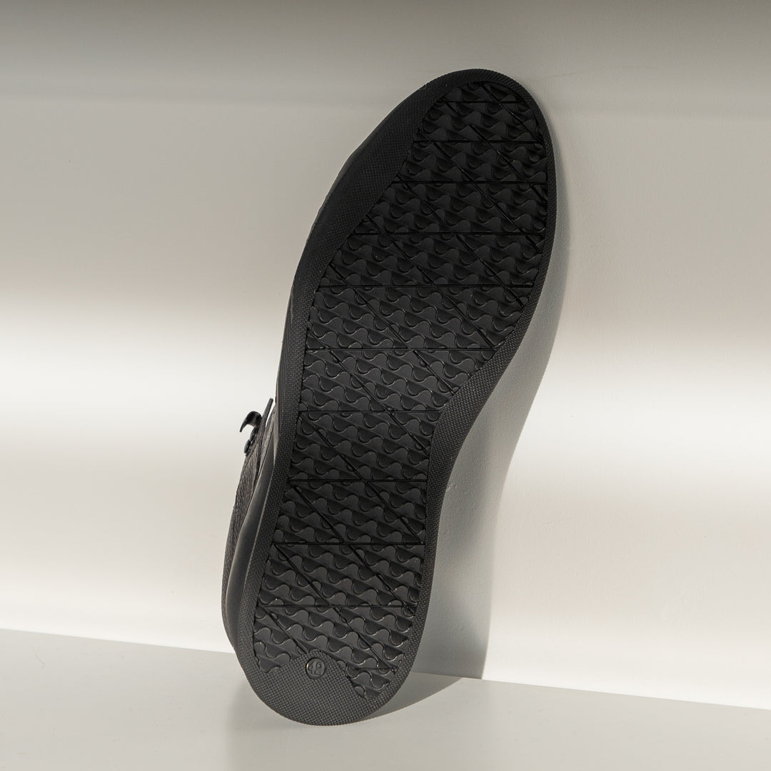 ESKO ALPINA MID L Dk barna mart bőr sneaker