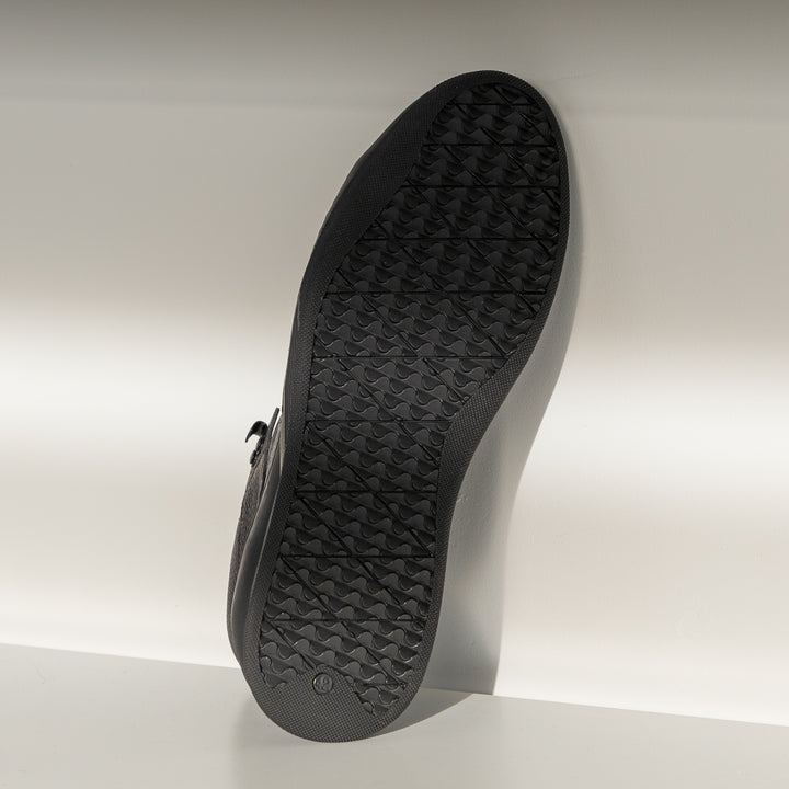 ESKO ALPINA MID L Dk barna mart bőr sneaker