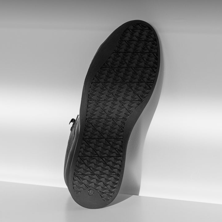 ESKO ALPINA MID L fekete mart bőr sneaker