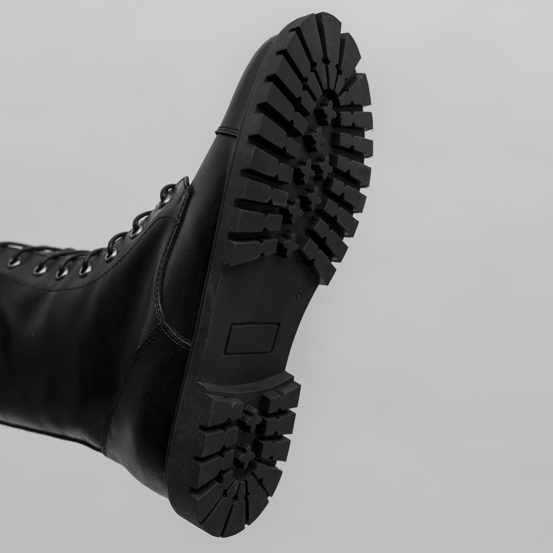 DART FŰZŐS CSIZMA Fekete bőr