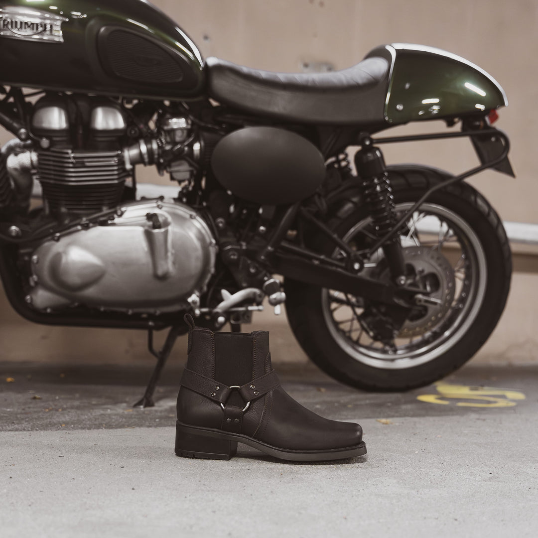 HARLEY BOKACSIZMA Barna viaszos bőr