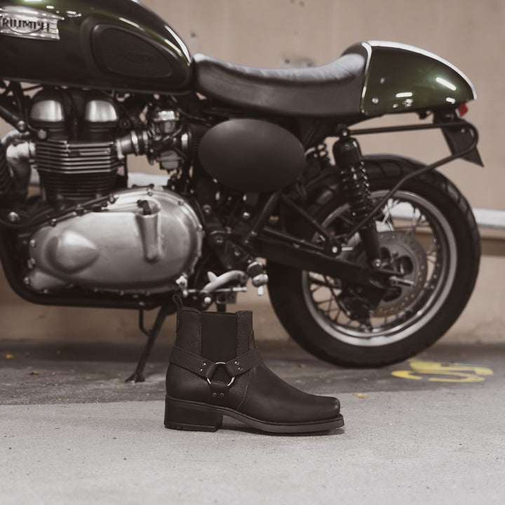 HARLEY BOKACSIZMA Barna viaszos bőr