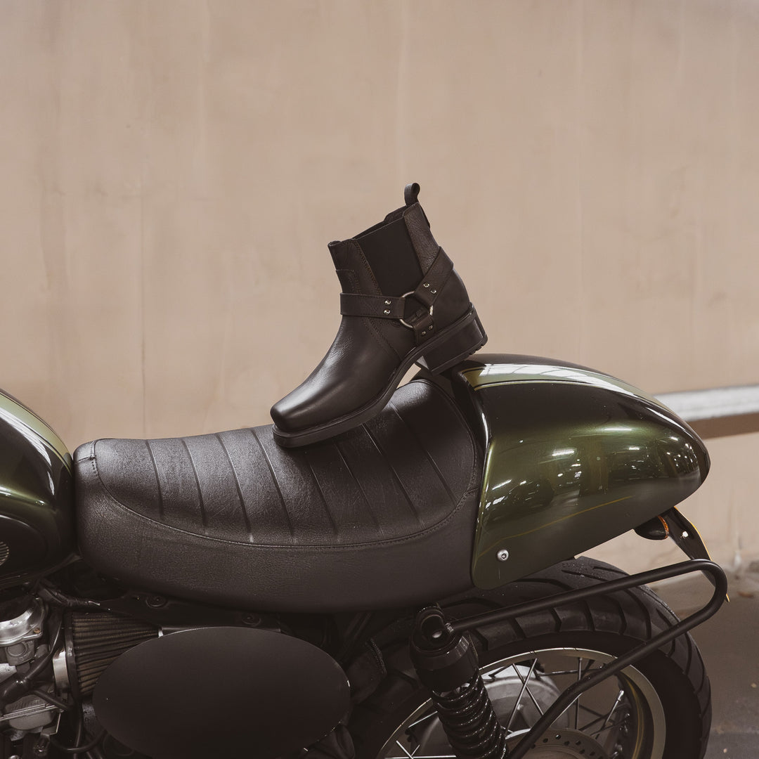 HARLEY BOKACSIZMA Barna viaszos bőr