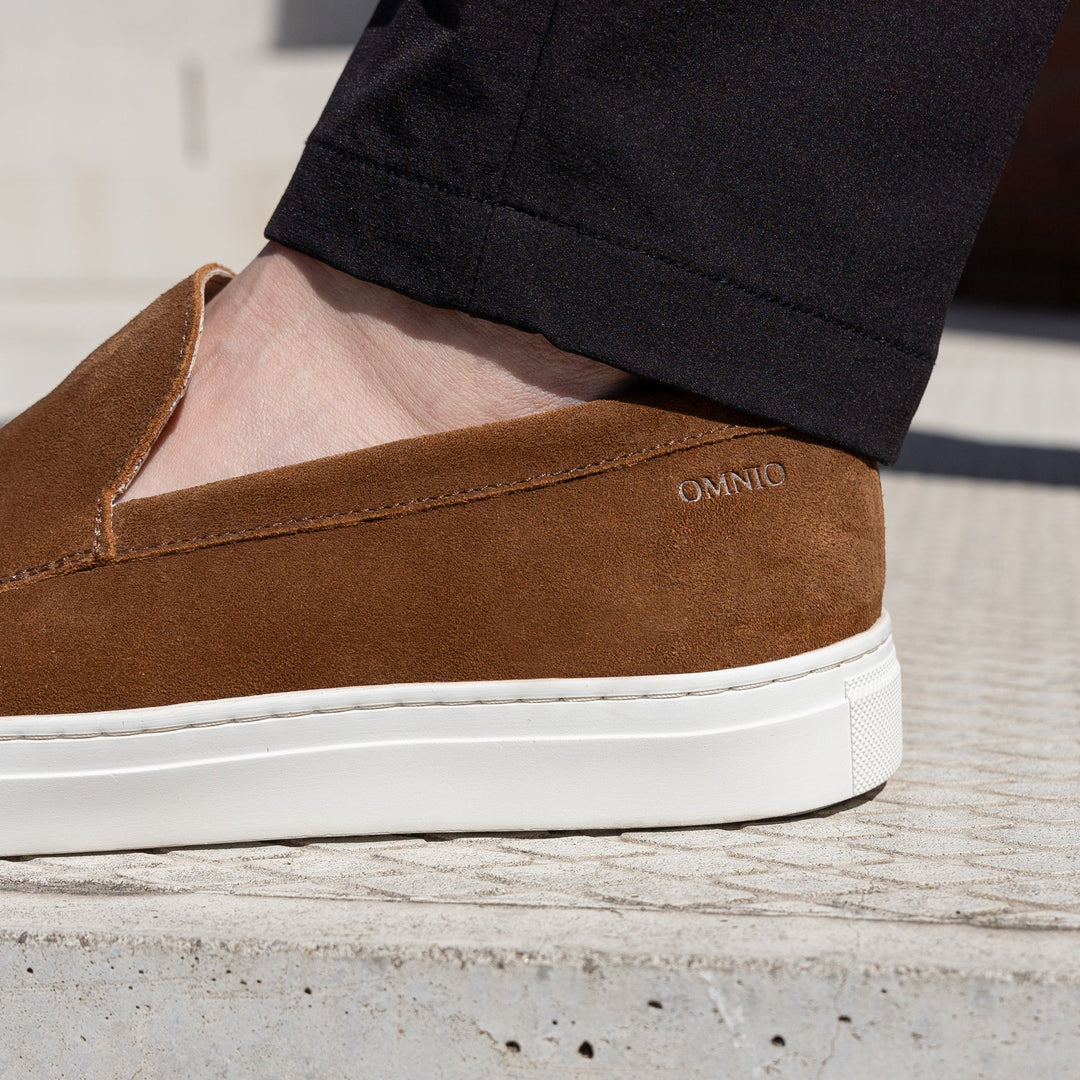 MALTON LOAFER Gesztenyeszín velúr