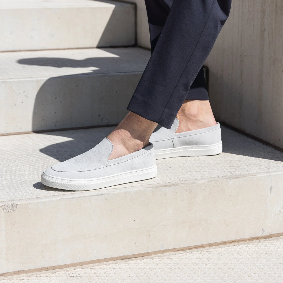 MALTON LOAFER fehér Suede
