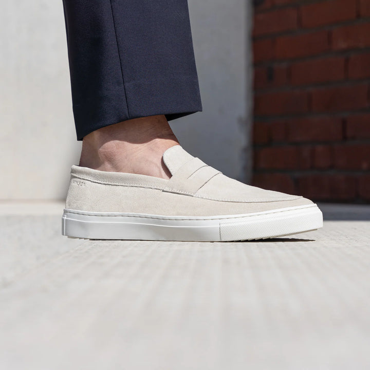 MALTON LOAFER SADDLE Ice Suede