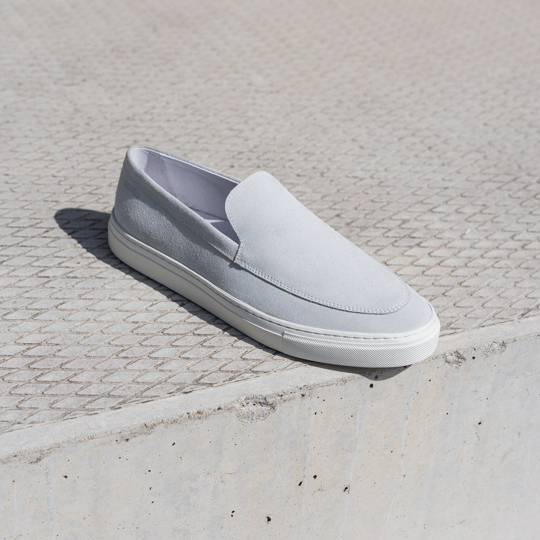 MALTON LOAFER fehér Suede