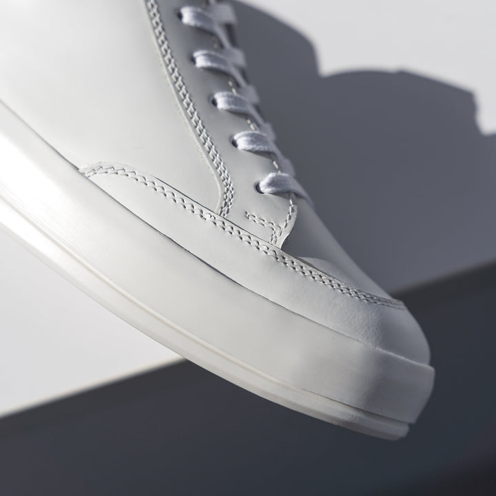 JENNER RETRO fehér bőr sneaker