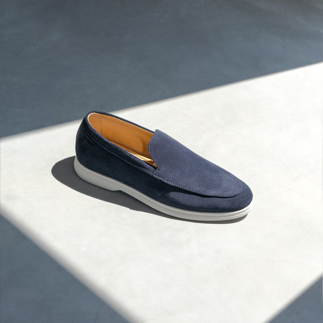 ACE LOAFER Dk kék Suede