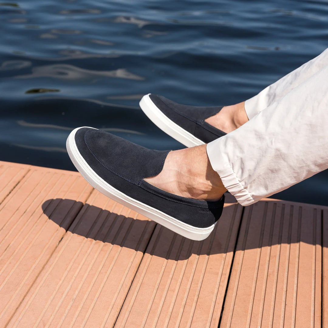 MALTON LOAFER Sötétkék velúr