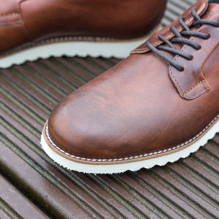 RAVAL DERBY gesztenyebarna bőr