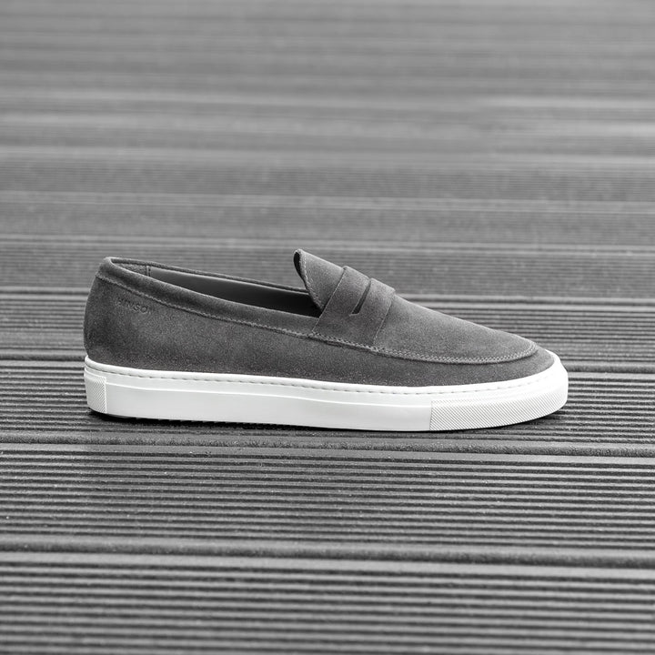 Malton loafer nyereg gri