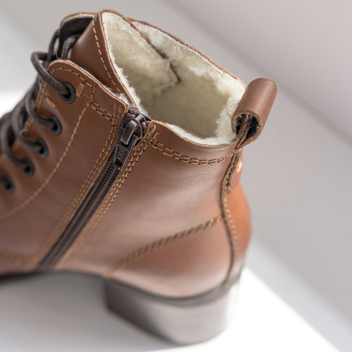 ANNIE ANKLE LACE BOOT Bruciatto bőr csizma