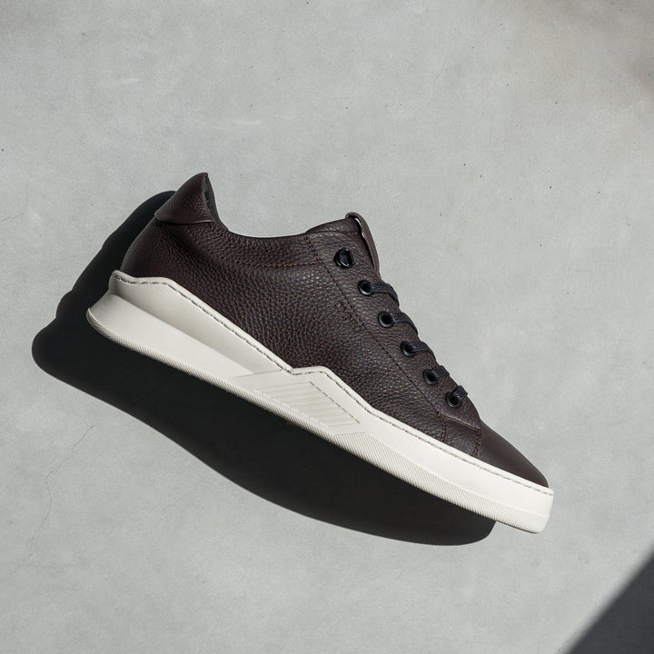 ESKO CITY LOW Dk barna mart bőr sneaker