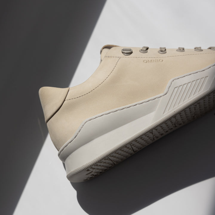 ESKO CITY LOW bézs nubuk sneaker