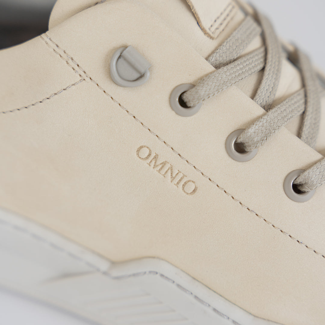 ESKO CITY LOW bézs nubuk sneaker
