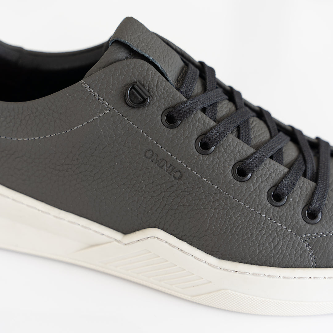 ESKO CITY LOW Antracite bőr sneaker