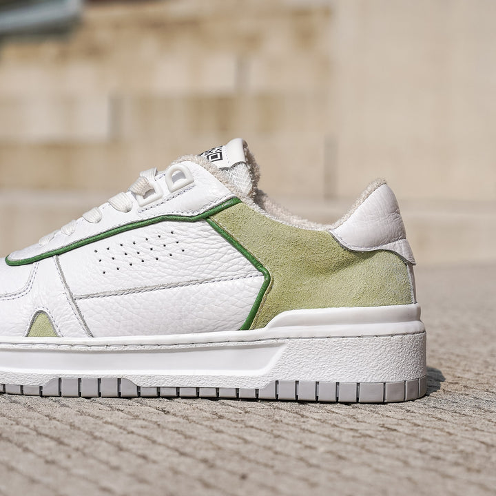 VIOLETTA SNEAKER Fehérmenta Bőr