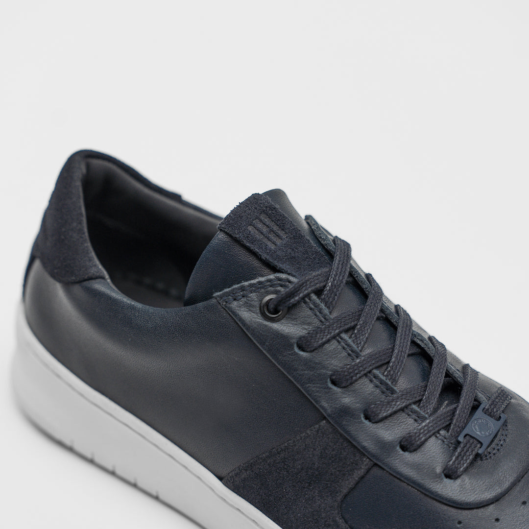 BENNET SONDER LOW Navy LS bőr mart
