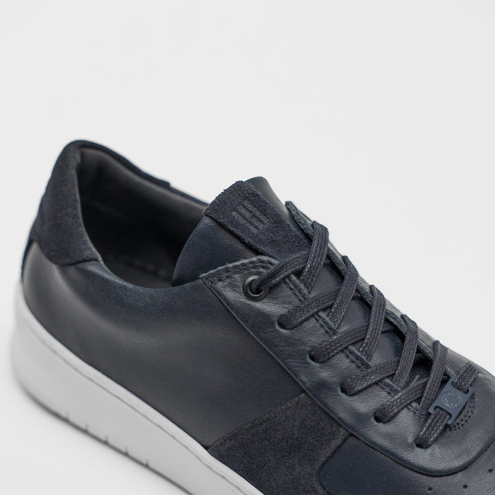 BENNET SONDER LOW Navy LS bőr mart