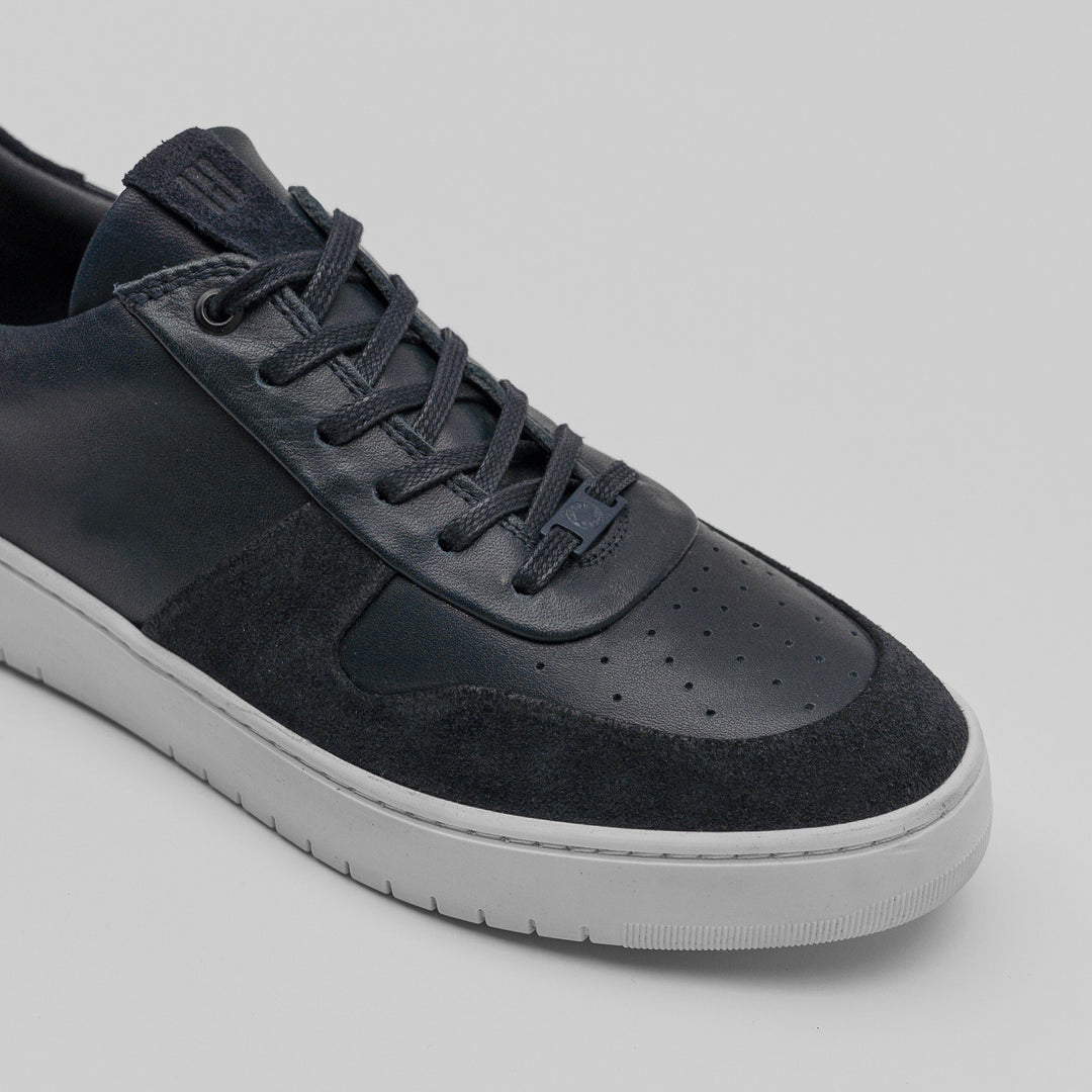 BENNET SONDER LOW Navy LS bőr mart