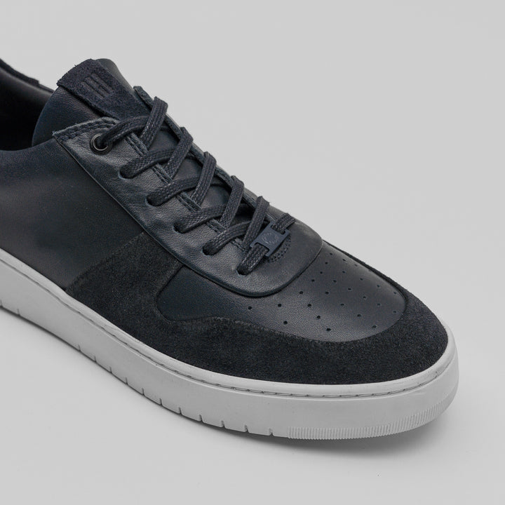 BENNET SONDER LOW Navy LS bőr mart