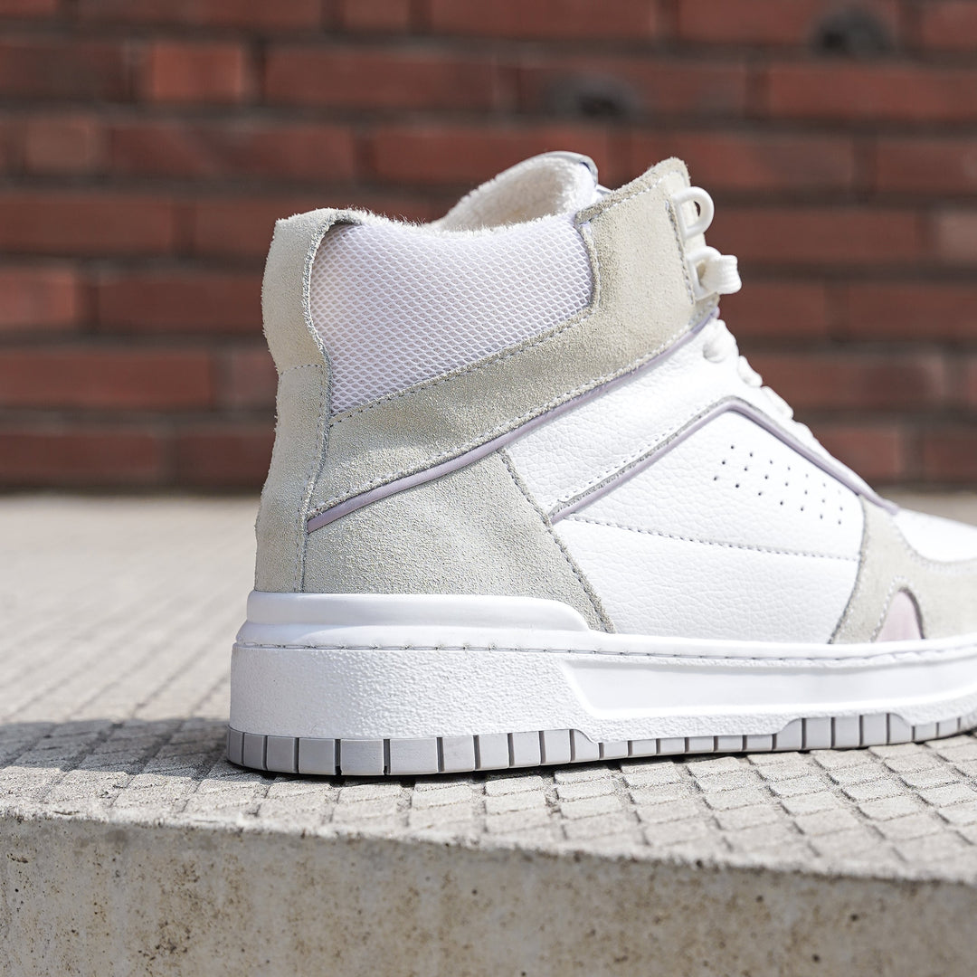 VIOLETTA MID SNEAKER fehér bőr