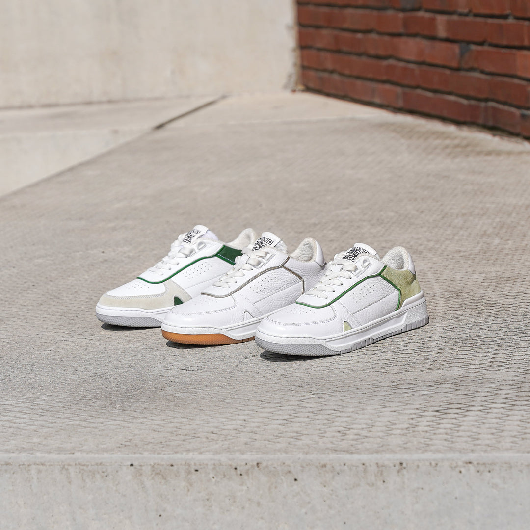 VIOLETTA SNEAKER Fehérmenta Bőr