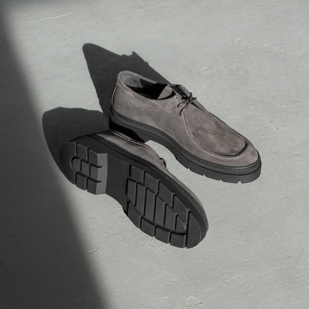 ELON LACE MOC Antracit Velúr