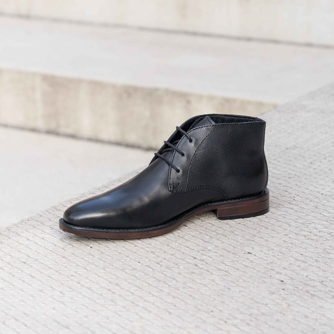 Charlie fekete bokacsizma