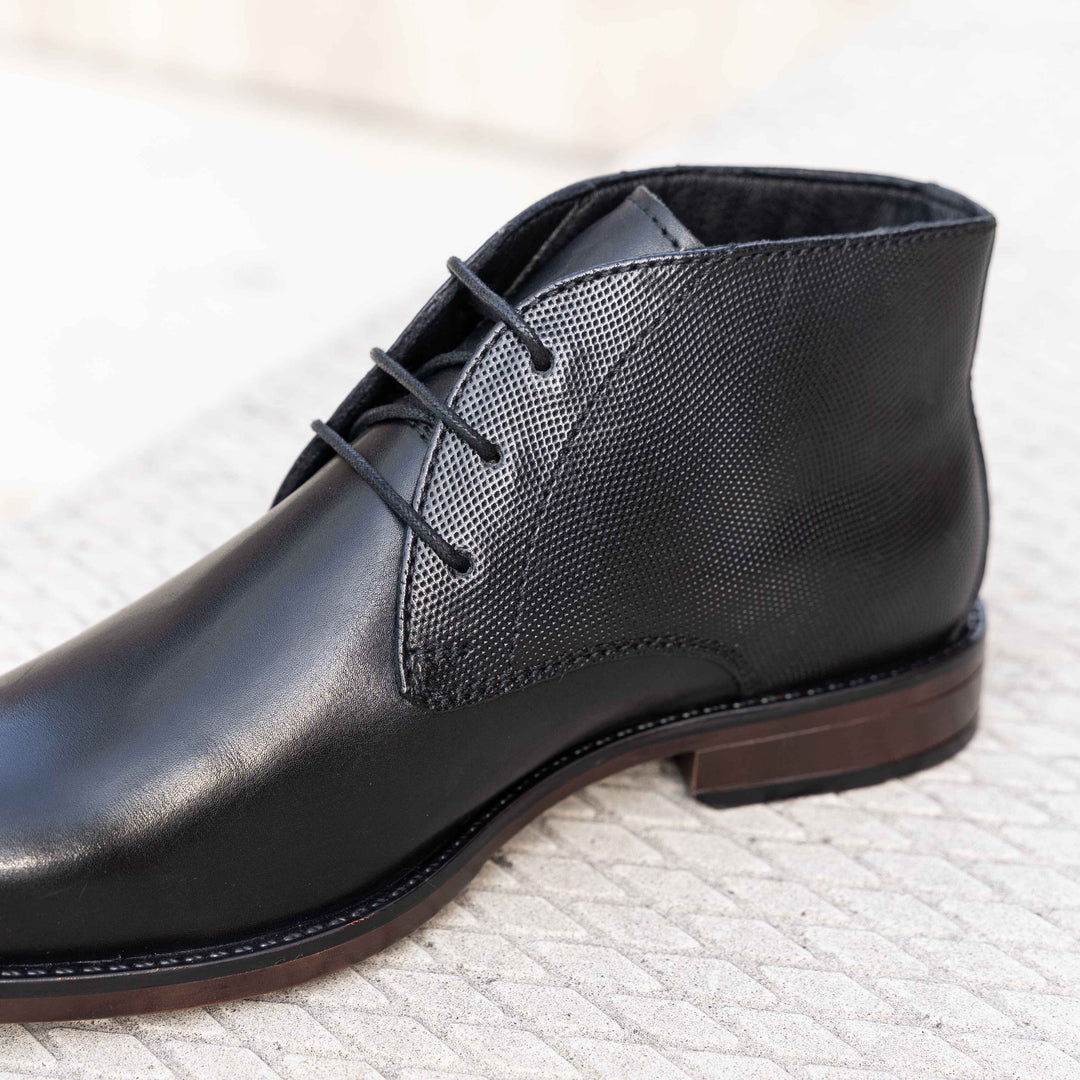 Charlie fekete bokacsizma