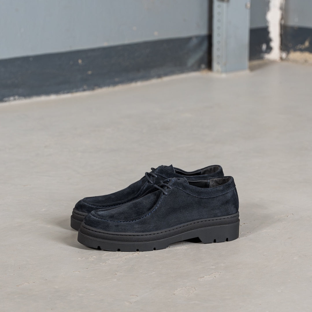 Elon Lace Moc Albastru închis sneaker