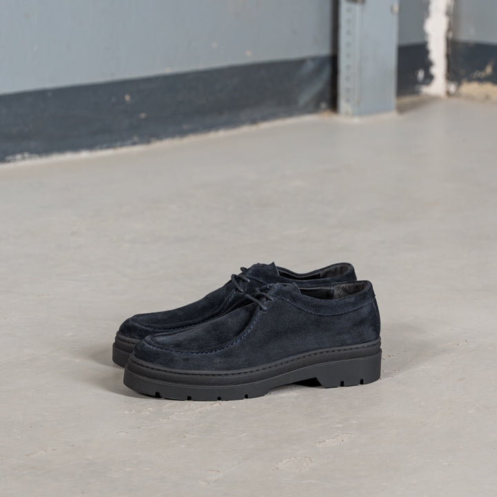 Elon Lace Moc Albastru închis sneaker