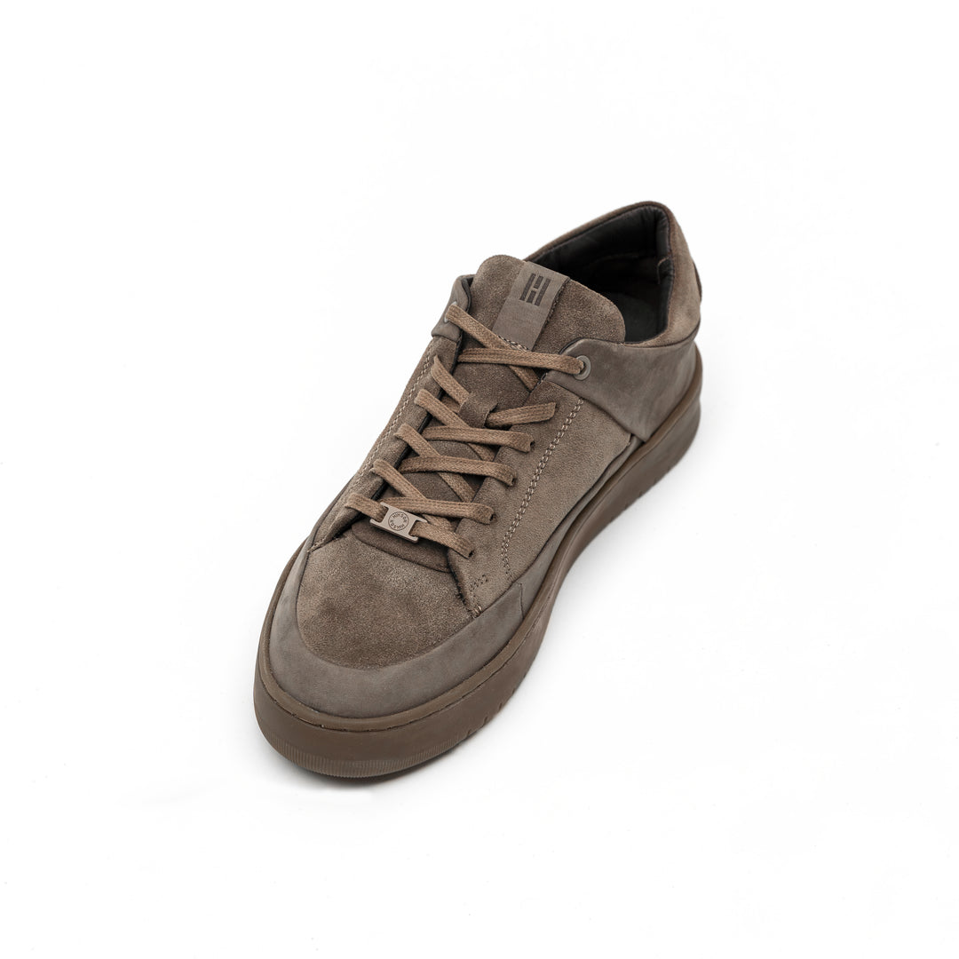 BENNET P4 LOW taupe nubuk Suede sneaker