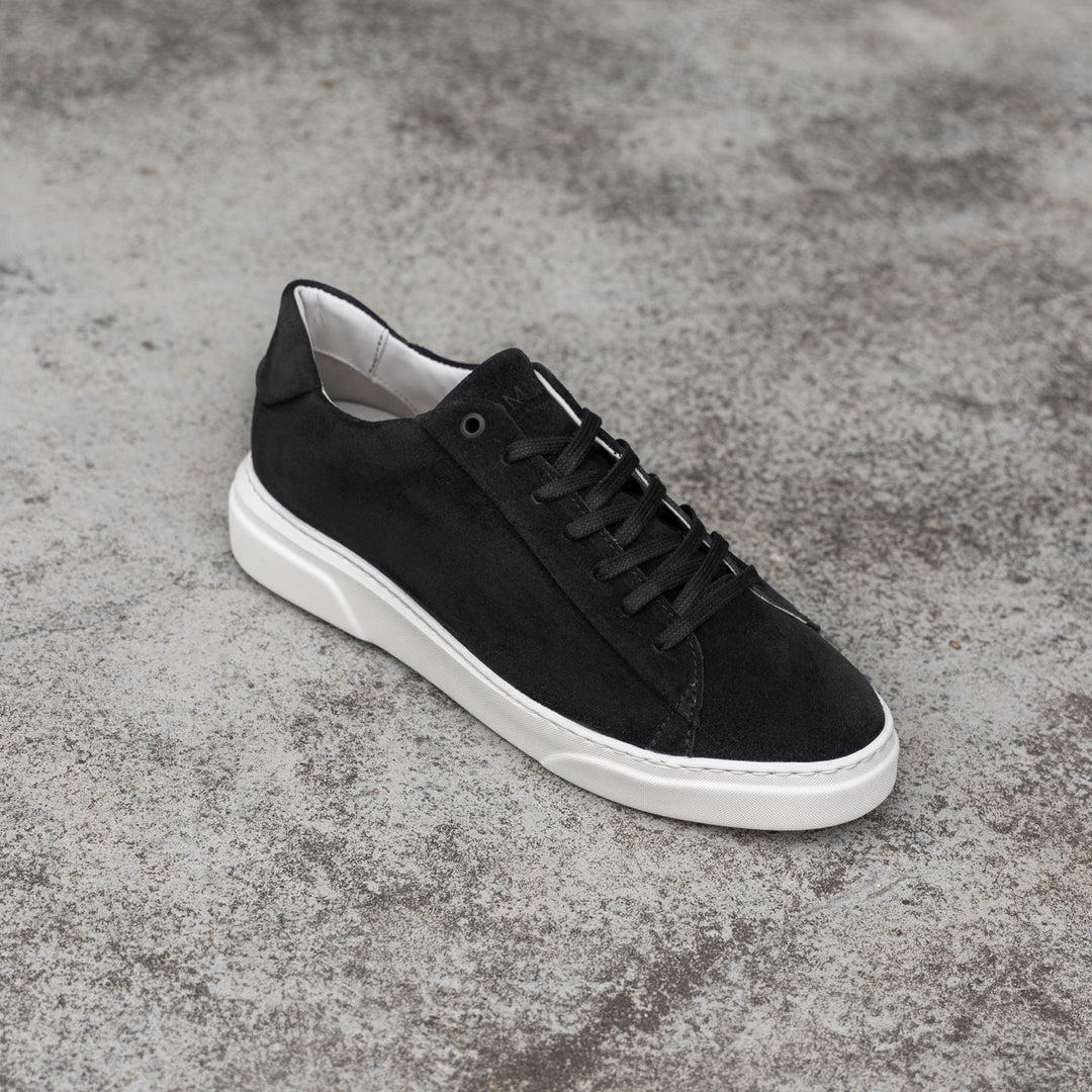 Kea Base Negru Piele întoarsă sneaker
